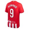 Atlético Madrid Memphis 9 Hjemme 23-24 - Herre Fotballdrakt